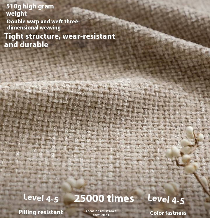 Fabric French Retro Soft Back Bed