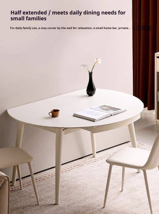 Slate Dining Table Ivory White