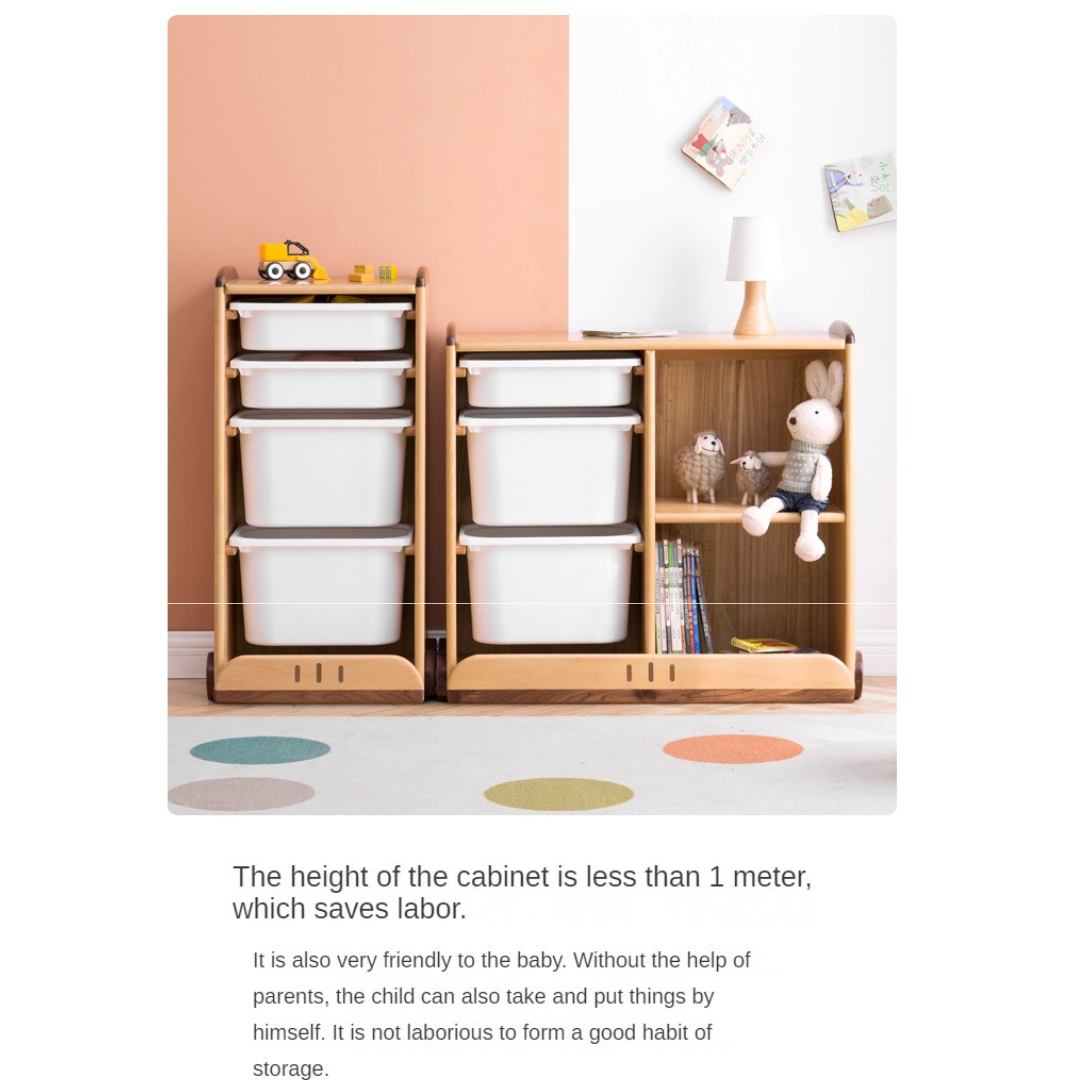Beech Solid Wood Kids Storage