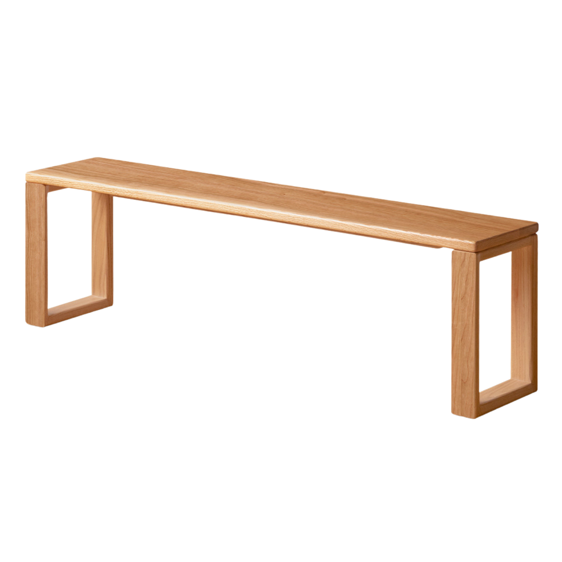 Ash, Oak, Cherry, Beech Solid Wood Long Bed end Bench