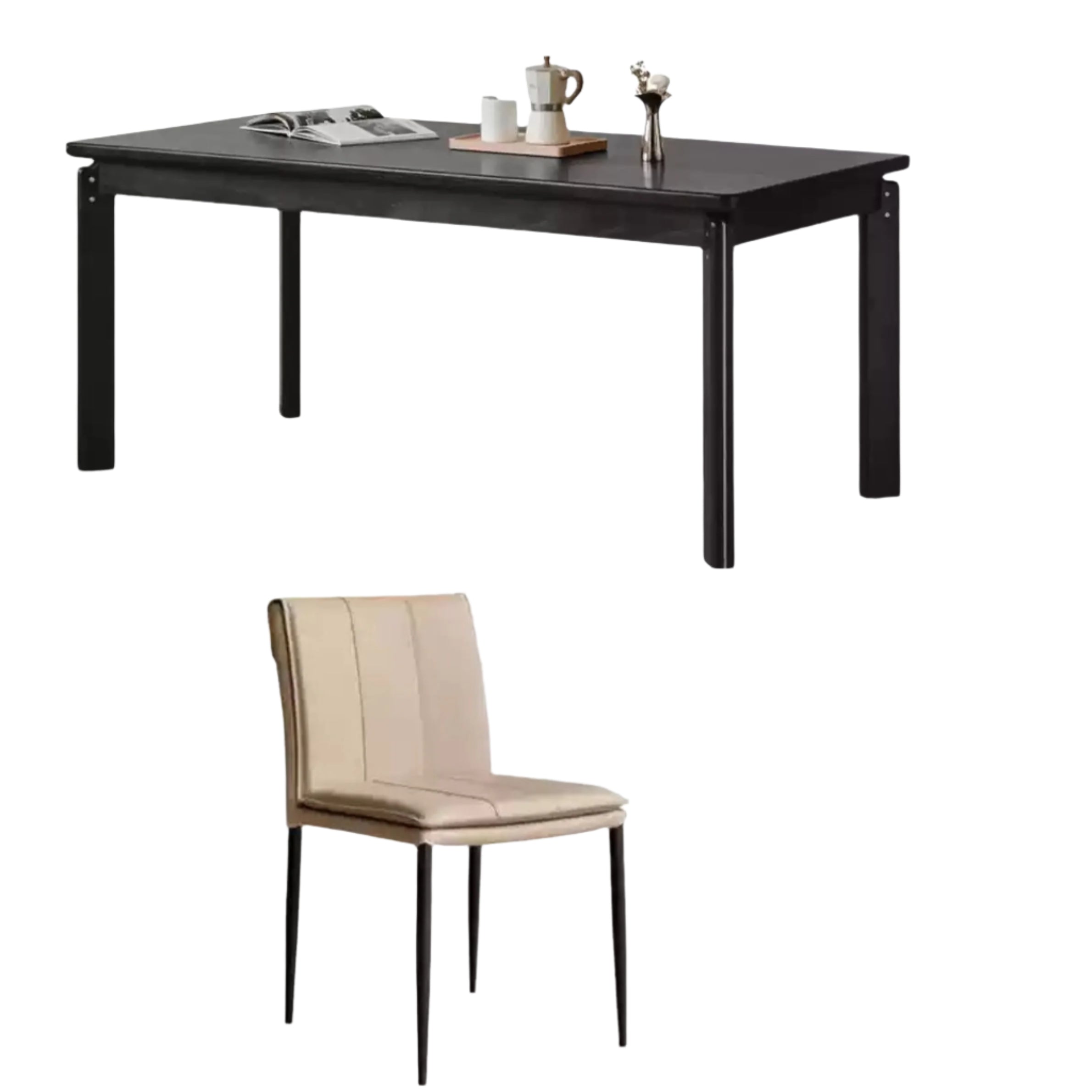 Ash, Oak Solid Wood Large Dining Table