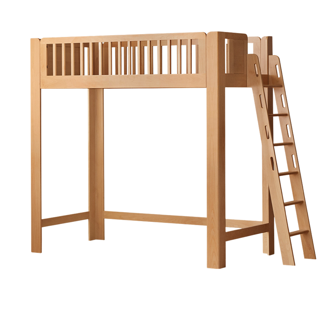 Beech Solid Wood Children's Loft Bed