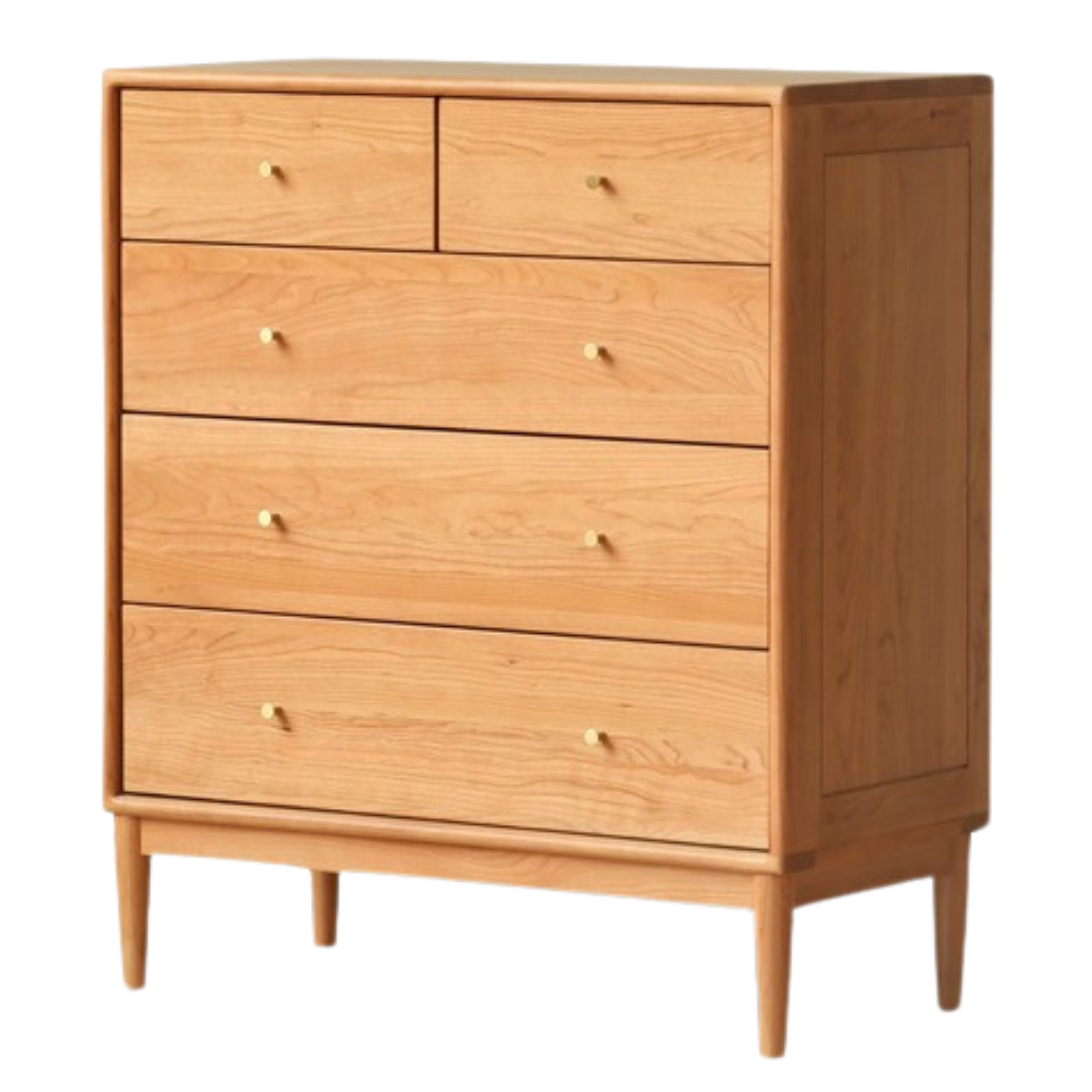 Cherry Solid Wood Chest of Drawers