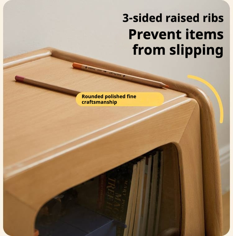 Beech, Poplar Solid Wood Children's Nightstand.