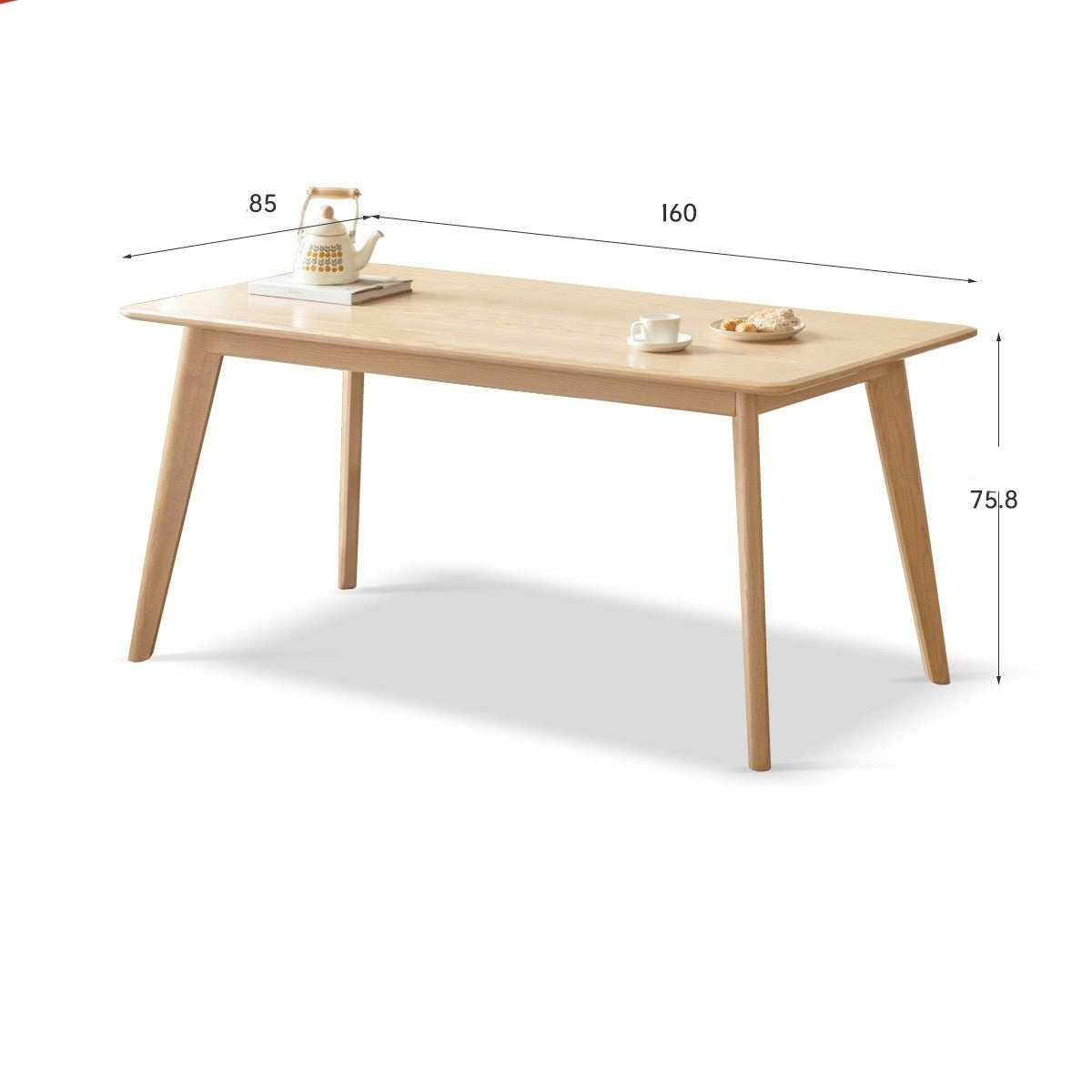 Oak, Ash Solid wood dining table "