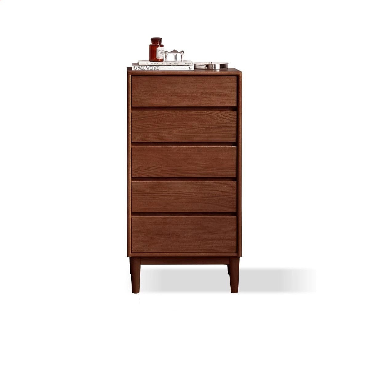 Ash Solid Wood Dresser, Drawer Storage Cabinet