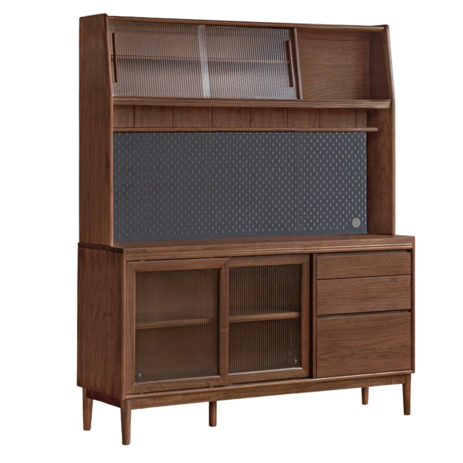 Black Walnut, Oak, Sandalwood, Ash, White Ash Solid Wood Rock Board Sideboard