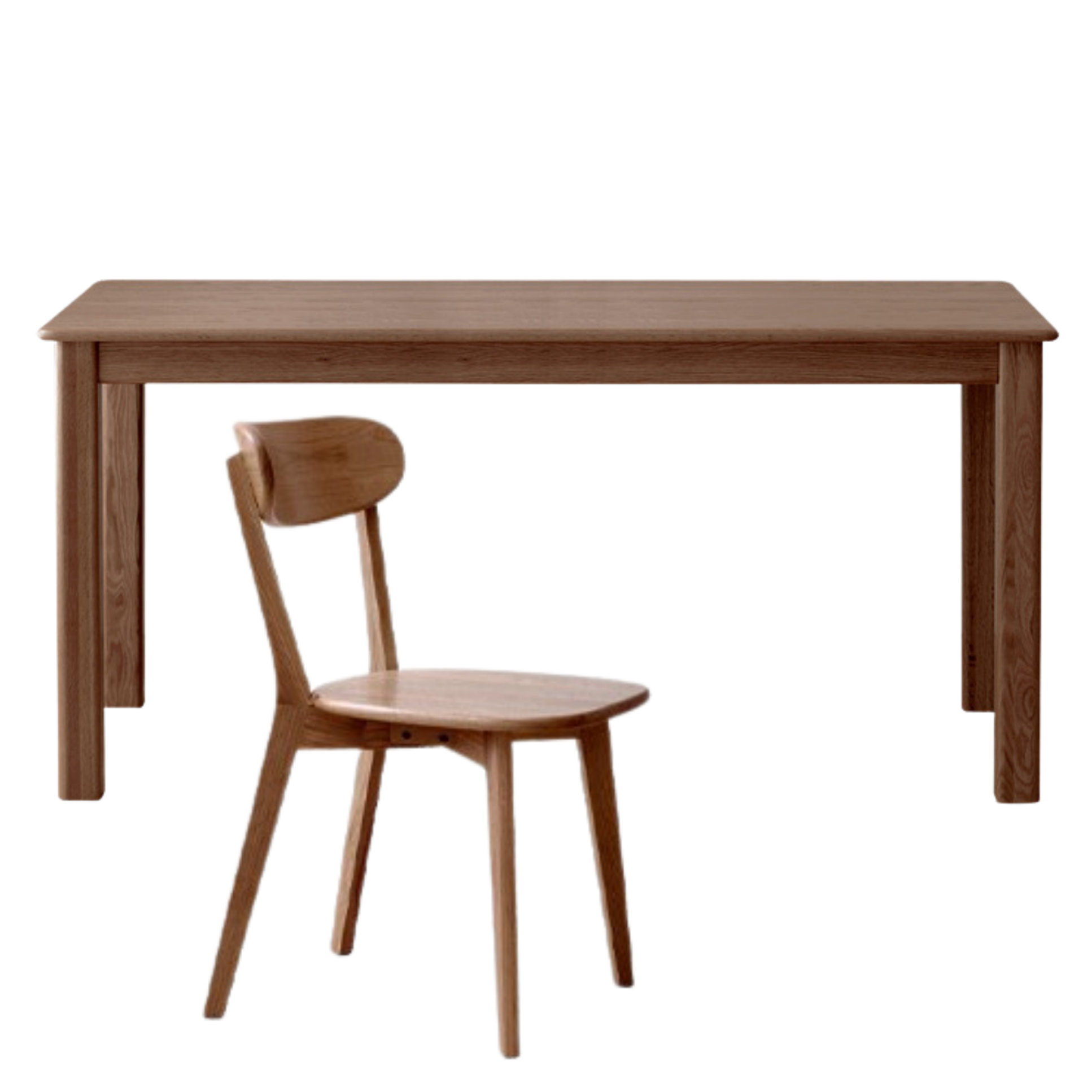 Ash, Oak Solid Wood Modern Dining Table