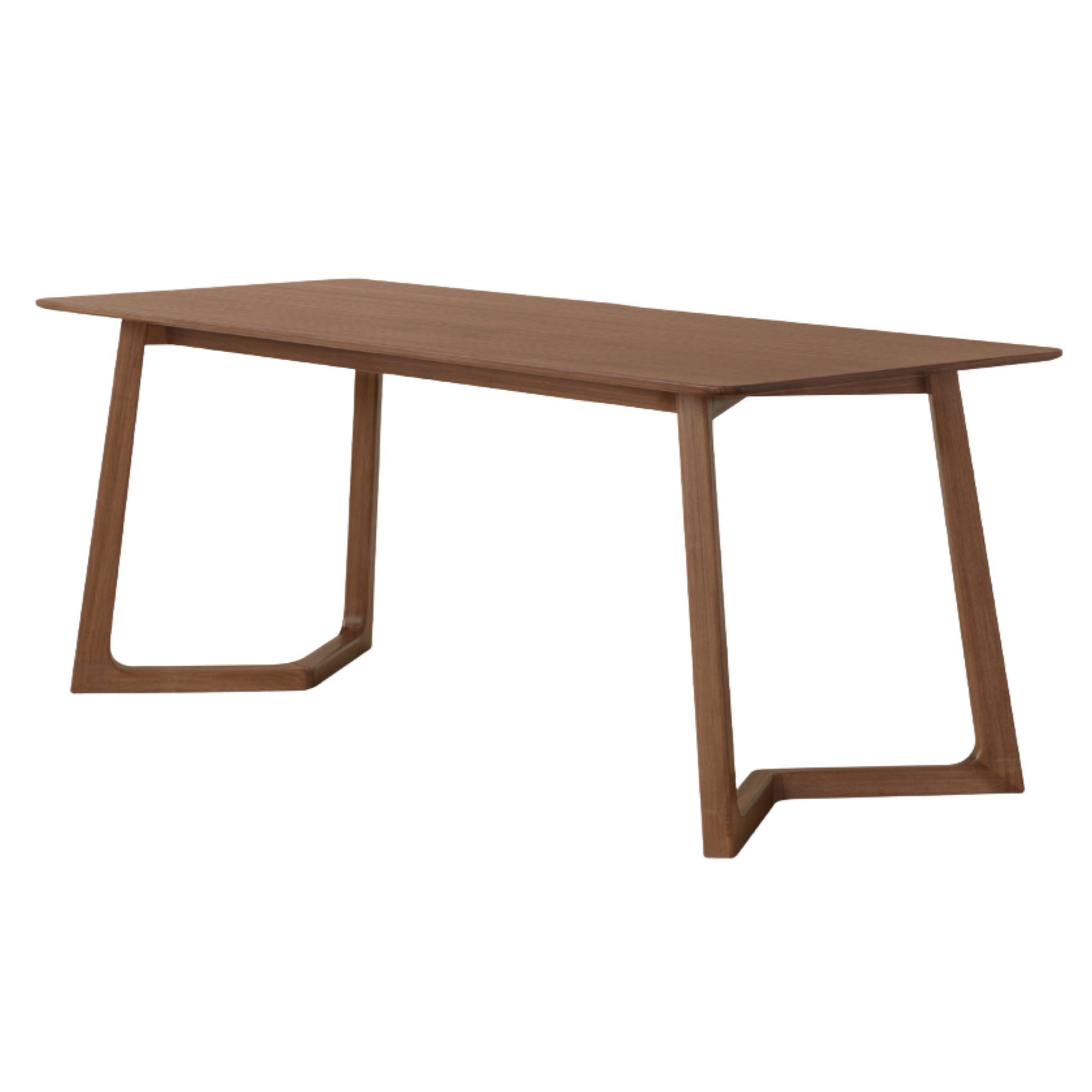 Black Walnut, Oak Solid Wood Rectangular Dining Table