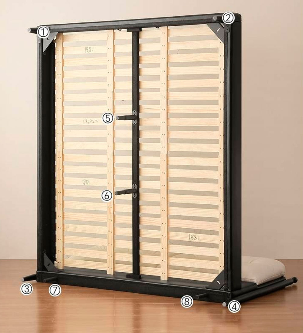 Genuine Leather Soft Bed French Retro Style