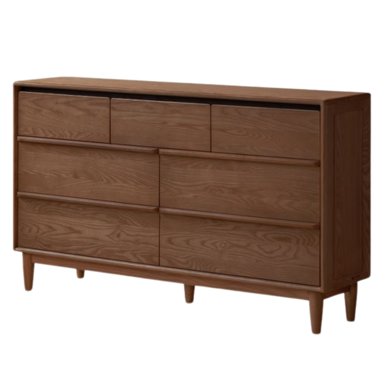 Ash Solid Wood Modern Drawer Cabinet