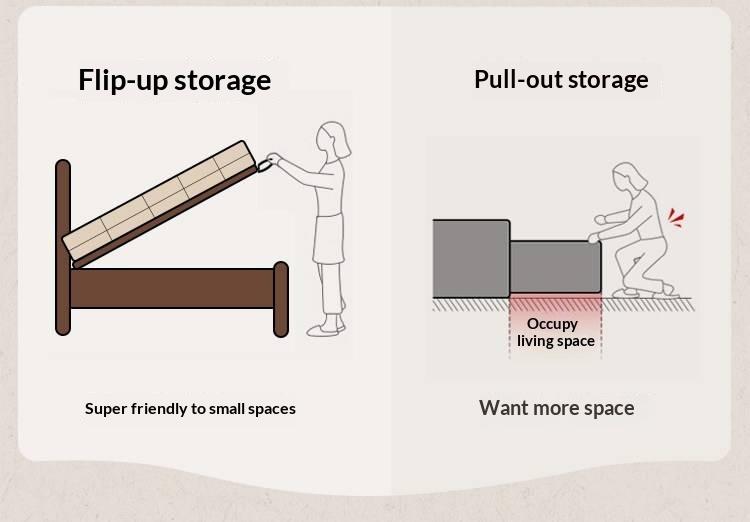 Black Walnut Solid Wood Box Bed — French Retro Style with Genuine Leather and Piano Key Design