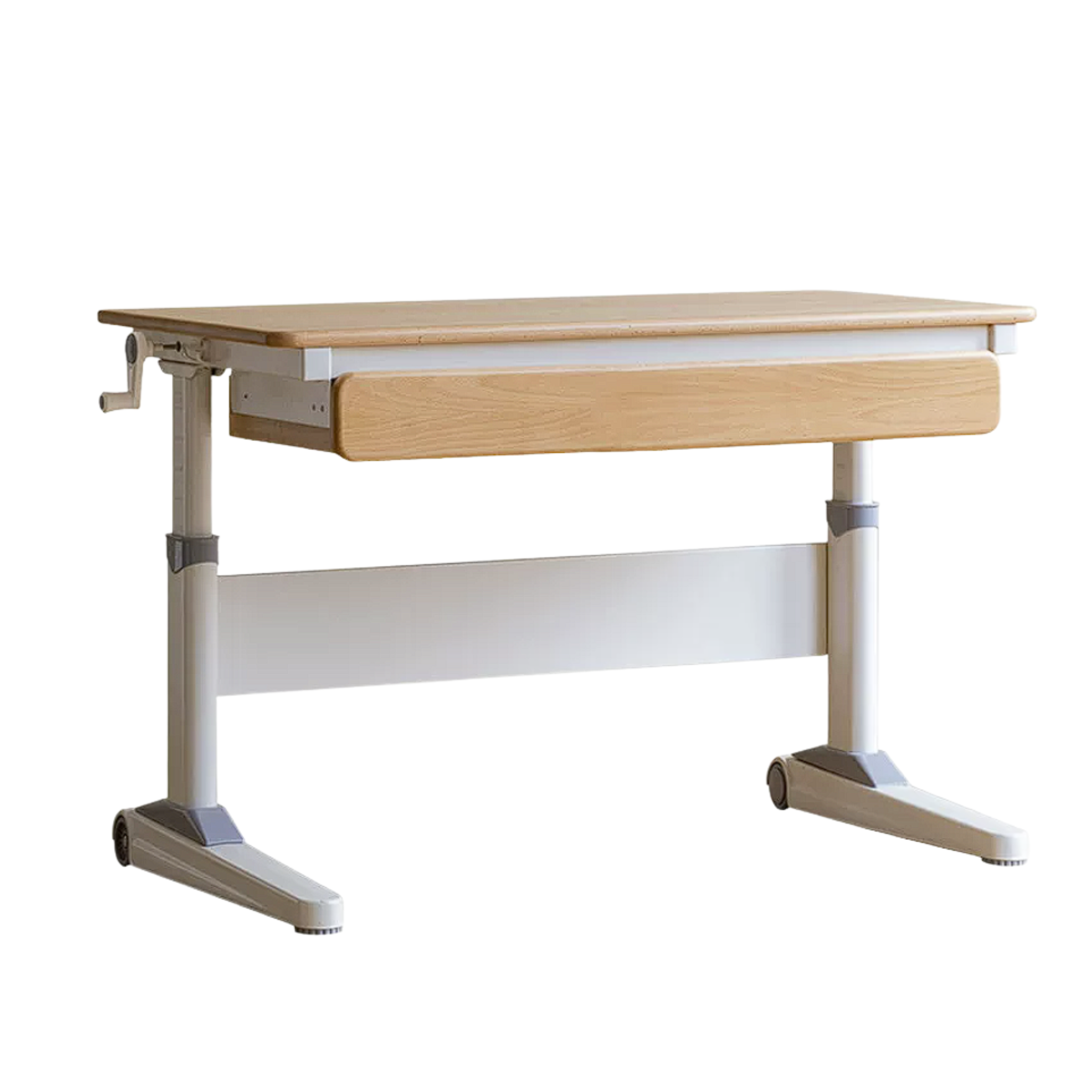 Beech Solid Wood Study Kids Lift Table