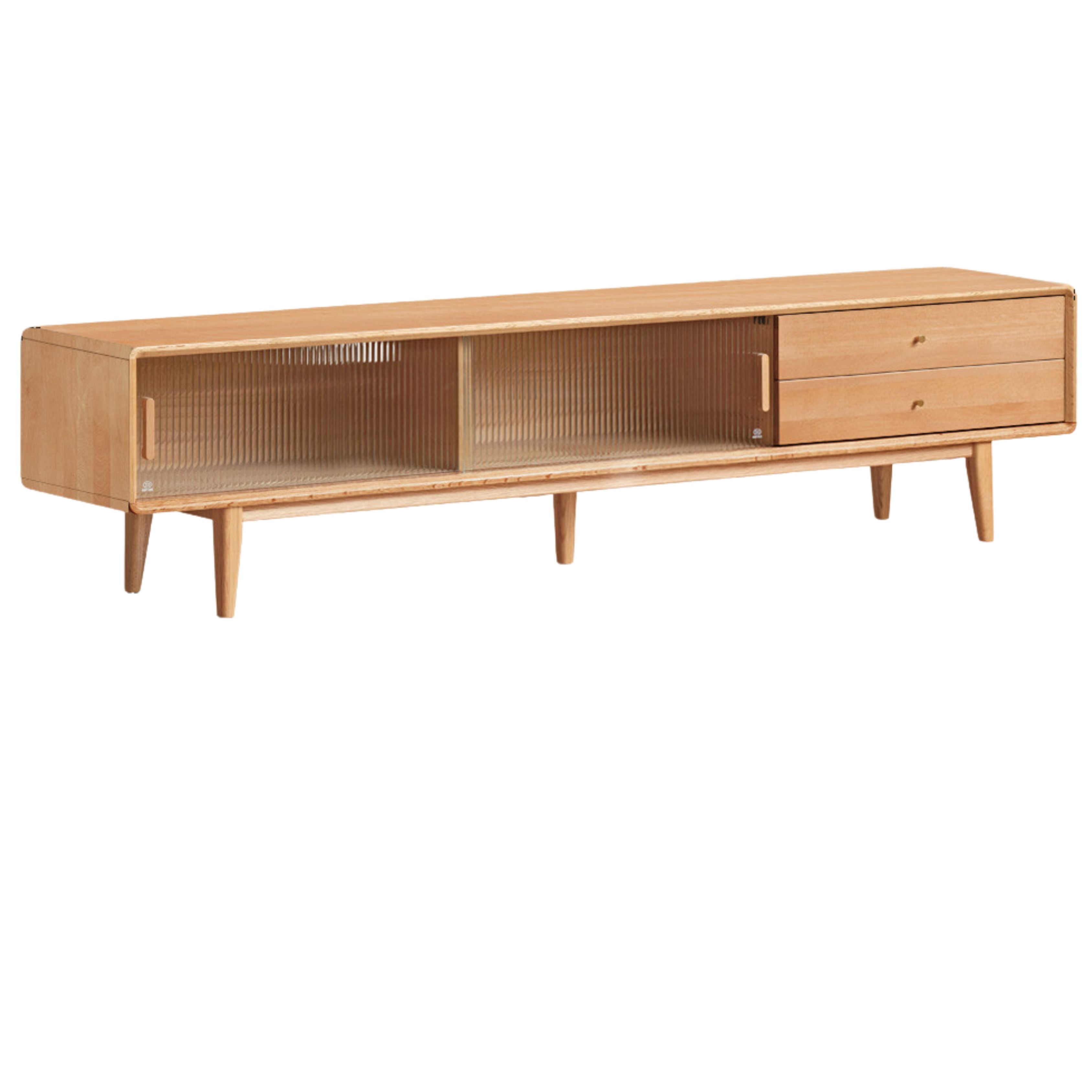 Oak Solid Wood Nordic Modern TV Stand