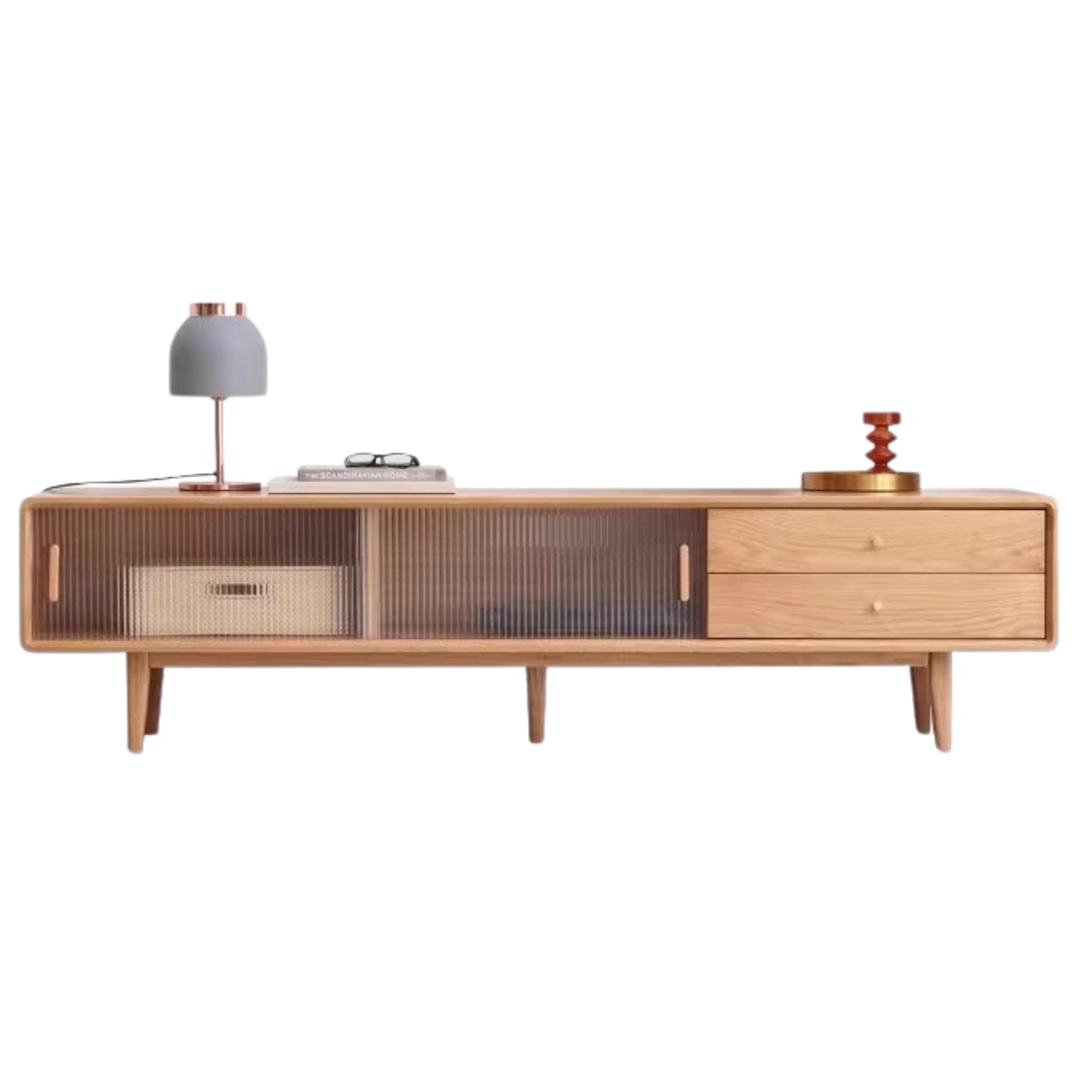 Oak Solid Wood TV Stand