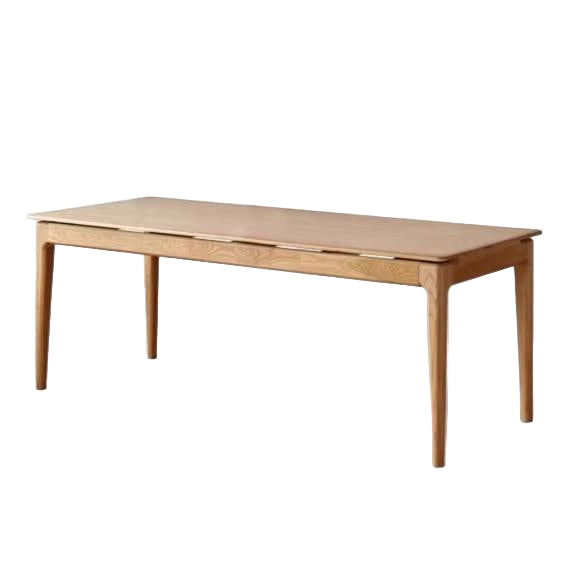 Ash Solid Wood Large Nordic Office Desk