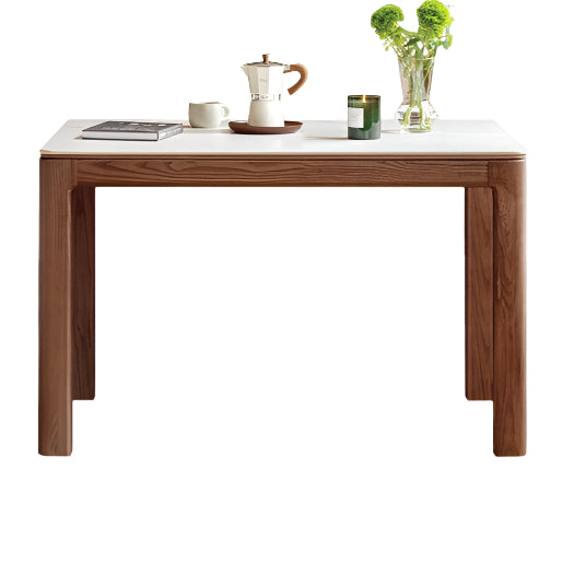 Ash, Oak Solid Wood Modern Rock Dining Table