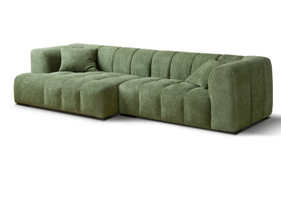 Lamb Fleece Fabric Sofa.