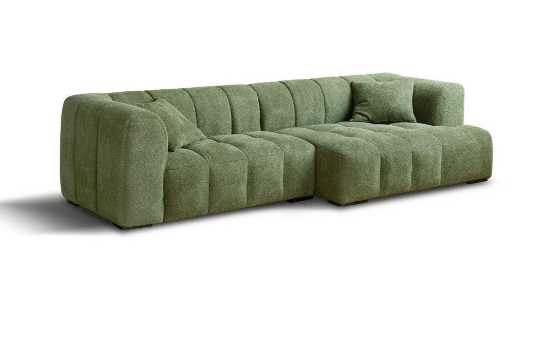 Lamb Fleece Fabric Sofa.