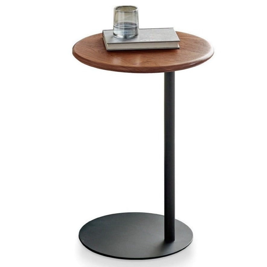 Black Walnut, Oak Solid Wood Side Table Modern