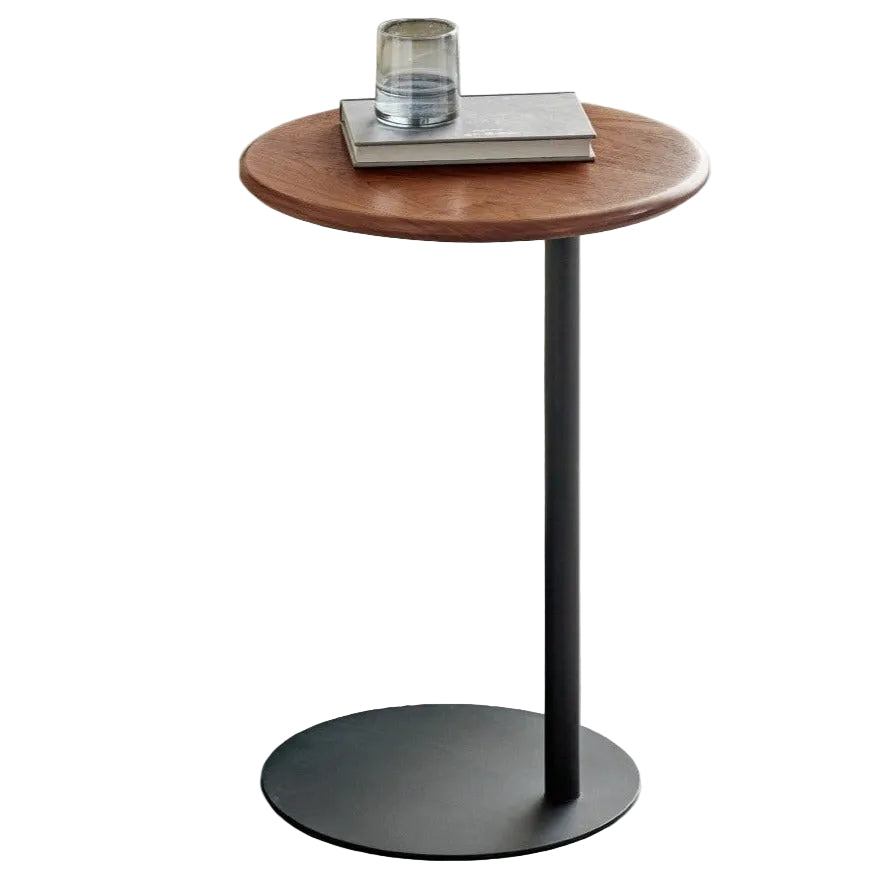Black Walnut, Oak Solid Wood Side Table Modern