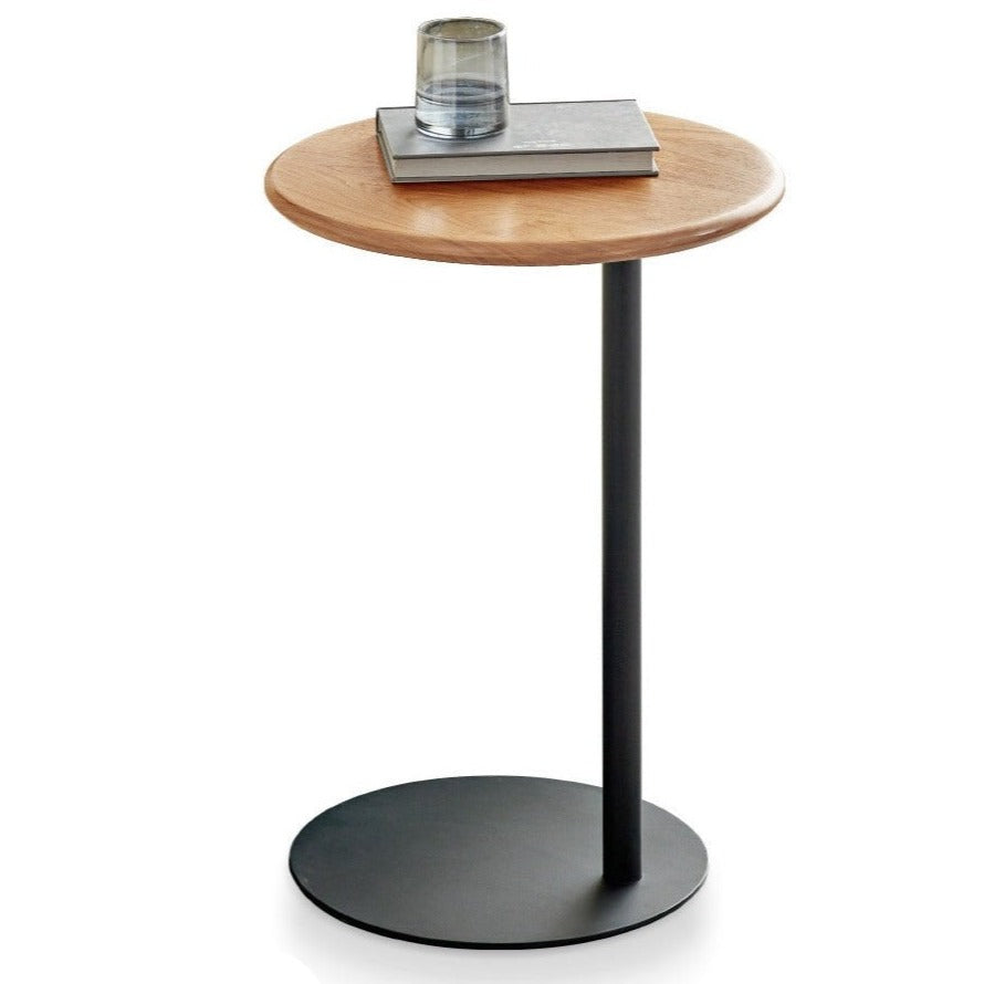 Black Walnut, Oak Solid Wood Side Table Modern