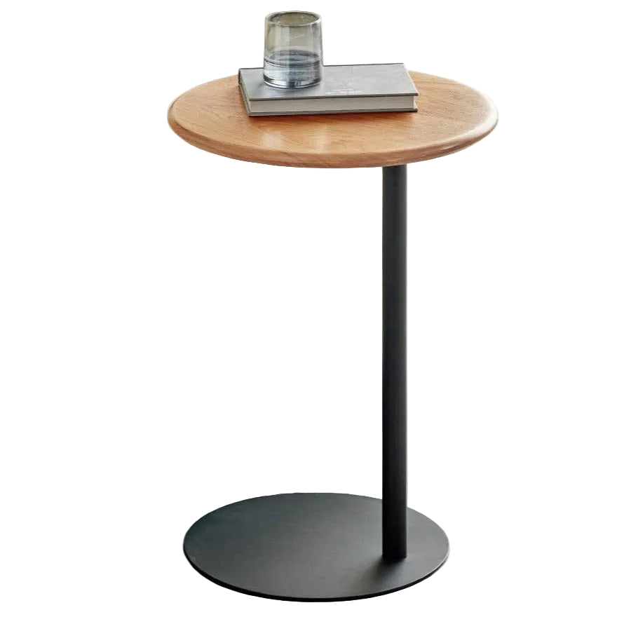 Black Walnut, Oak Solid Wood Side Table Modern