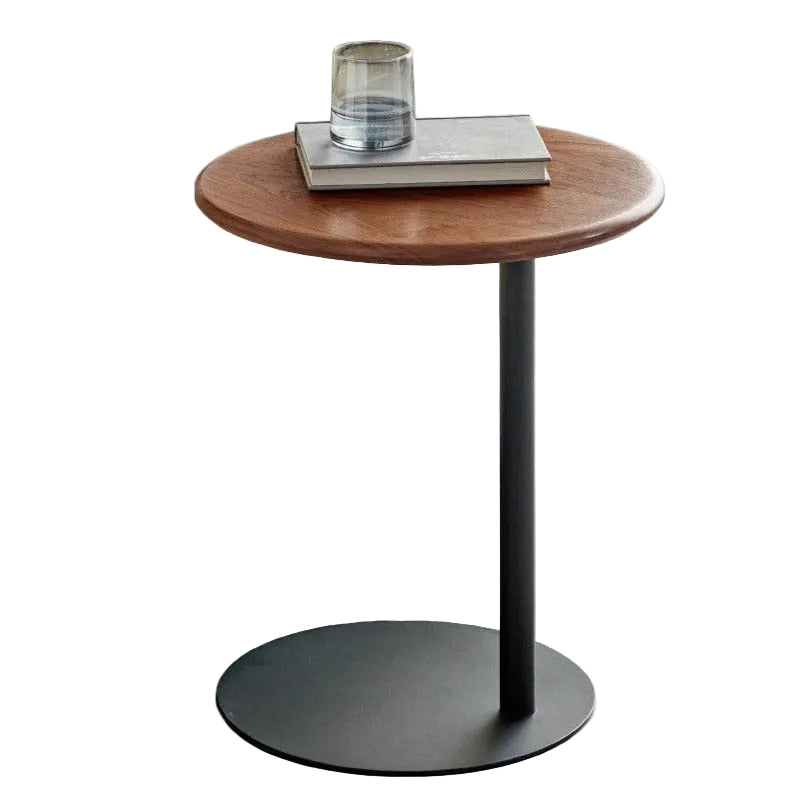 Black Walnut, Oak Solid Wood Side Table Modern