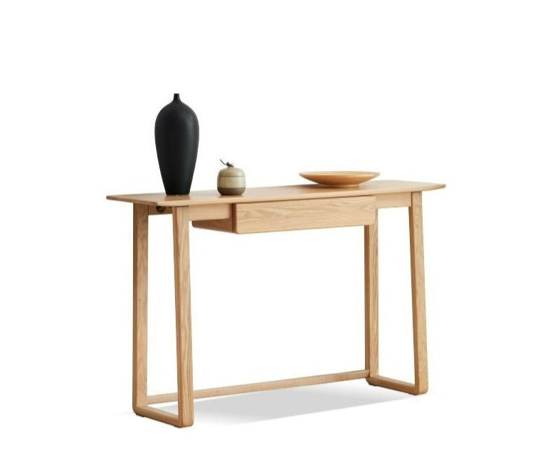 Ash solid wood porch table modern"