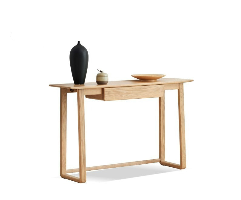 Ash solid wood porch table modern"