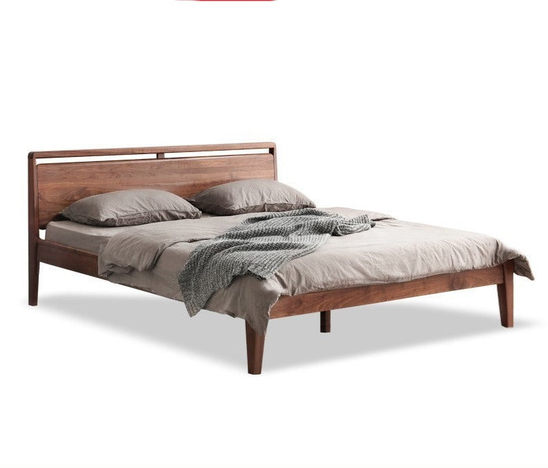 Black Walnut Solid Wood Bed