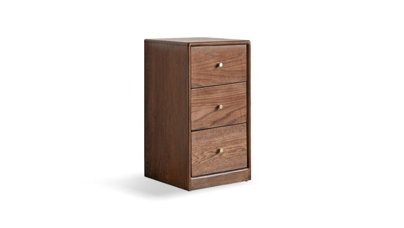 Oak, Beech solid wood side cabinet, multi-functional storage+