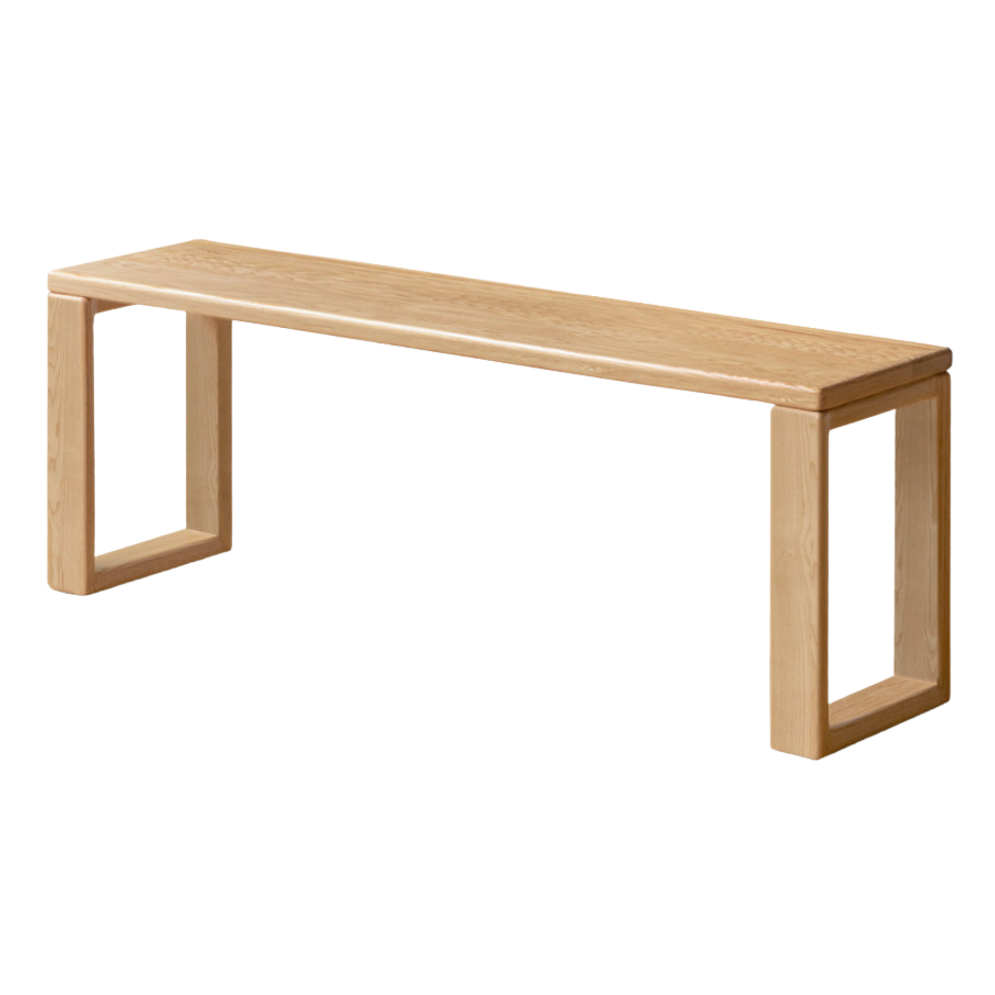 Ash, Oak, Cherry, Beech Solid Wood Long Bed end Bench