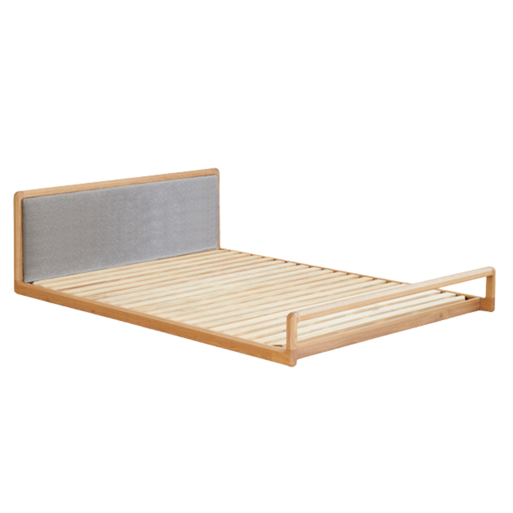 Ash Solid Wood Modern Simple Nordic Style Platform Bed