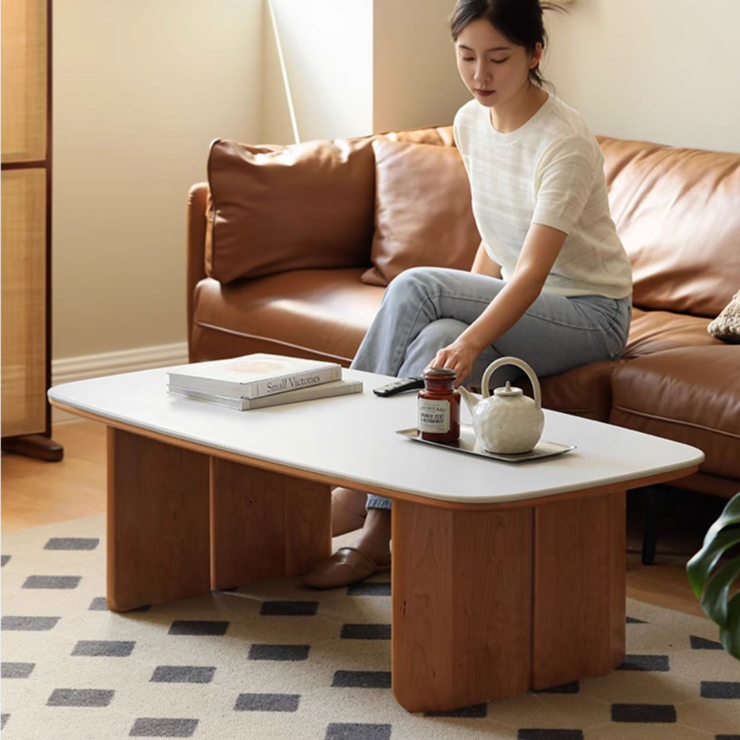 Black Walnut, Cherry Solid Wood Coffee Table