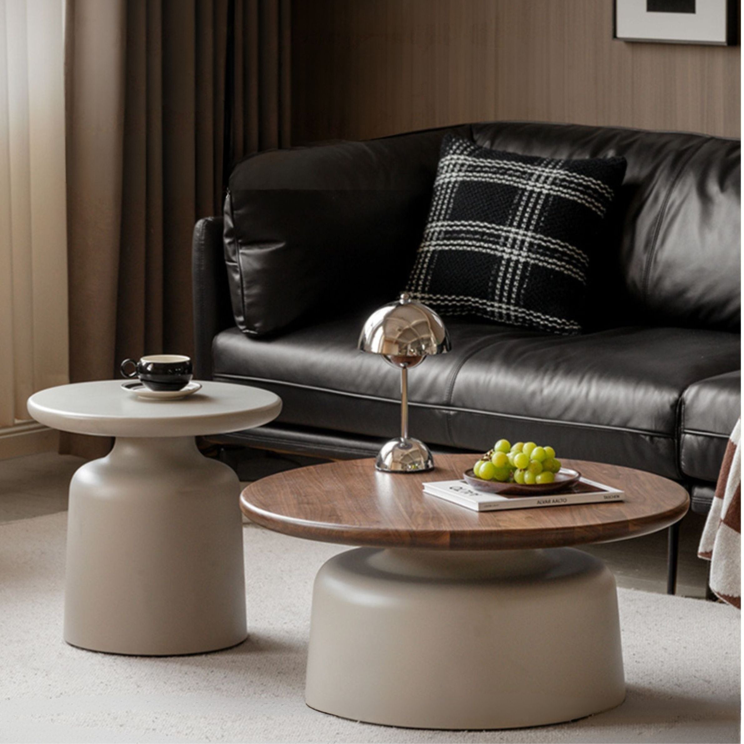 Black Walnut, Poplar Solid Wood Coffee Table.