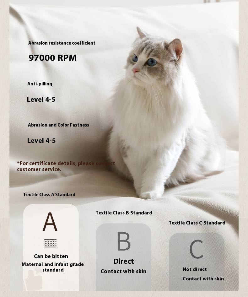 Modern Fabric Fully Removable Washable Pet-Friendly Floor Sofa