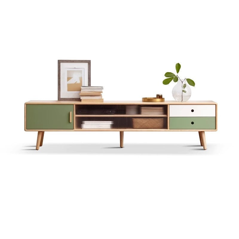 Beech Solid Wood TV Cabinet Forest-Style.