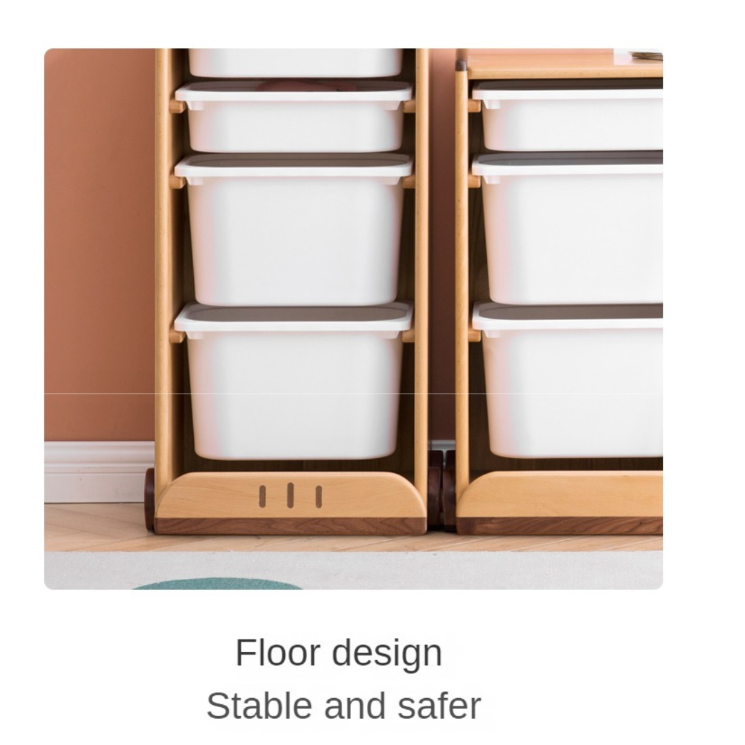 Beech Solid Wood Kids Storage
