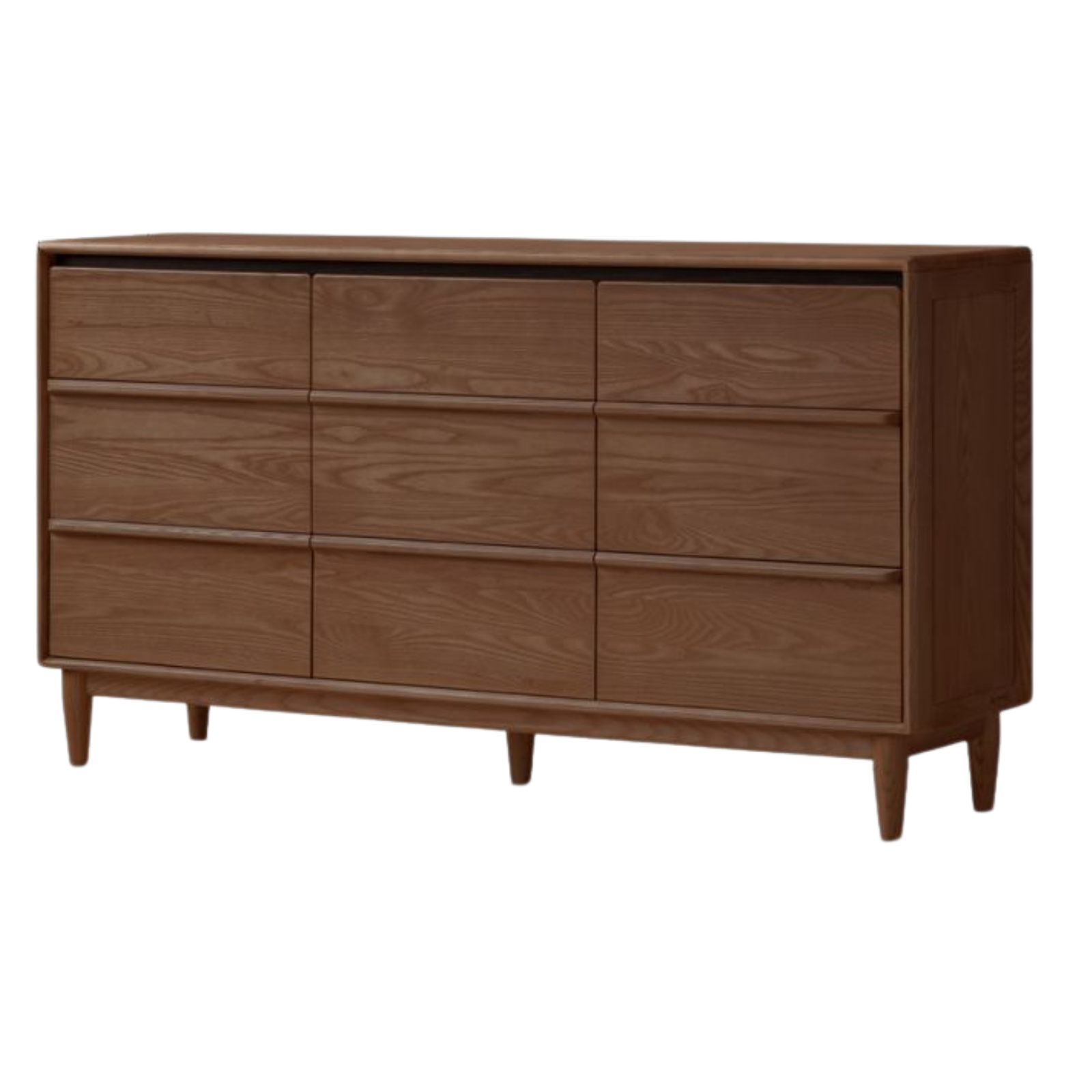 Ash Solid Wood Modern Drawer Cabinet