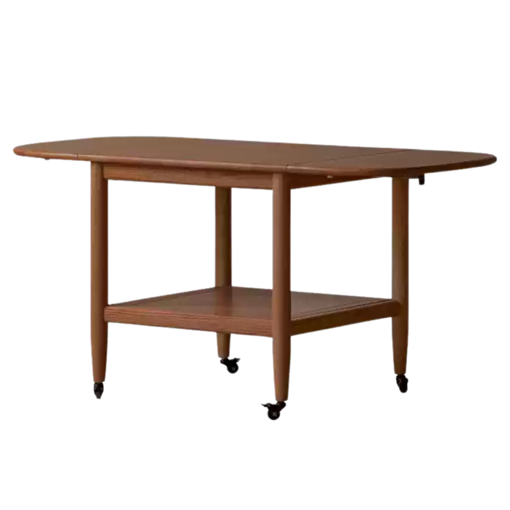 Oak, Beech Solid Wood Folding Mobile Coffee Table
