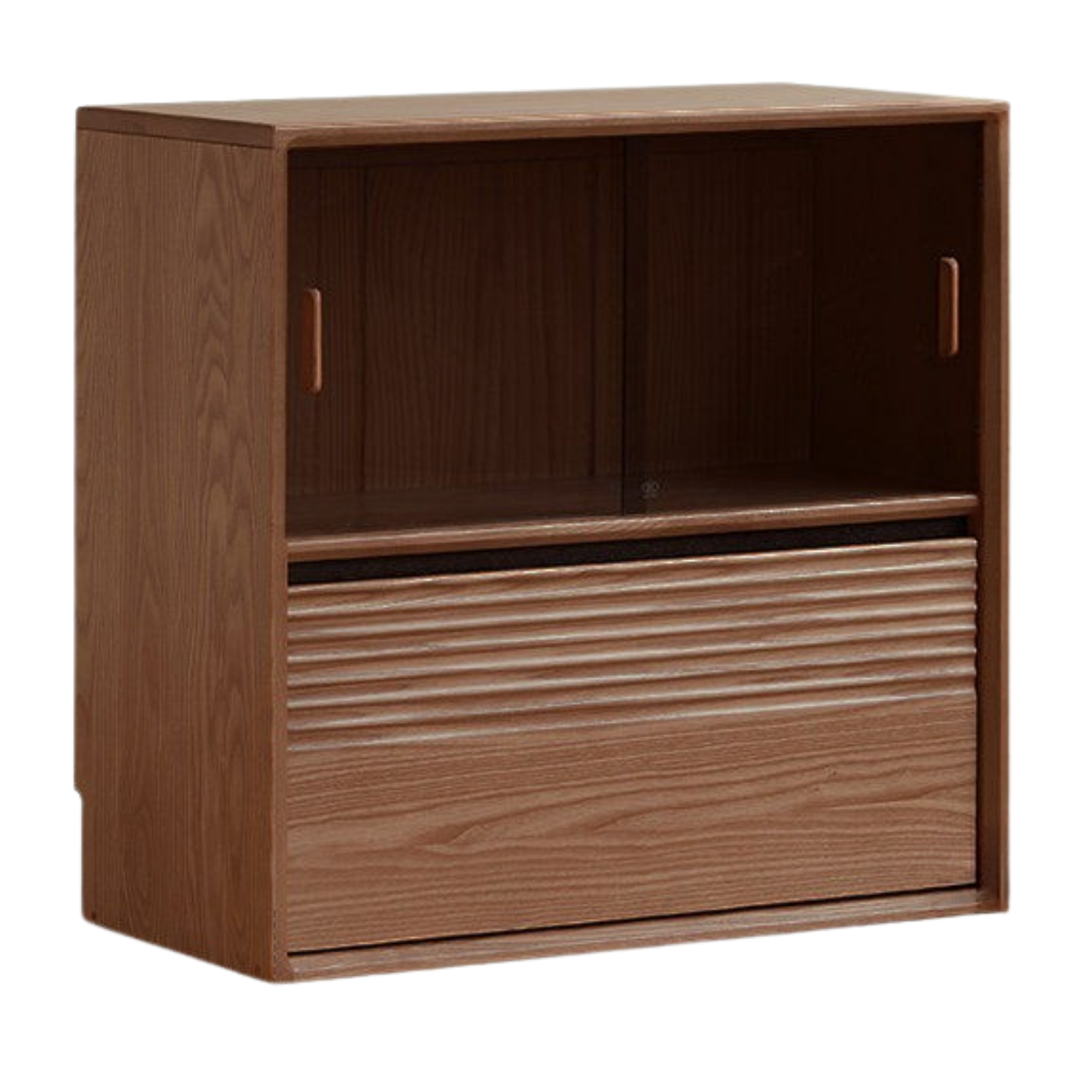 Ash, White Ash, Oak Solid Wood Combination Module Bookcase))