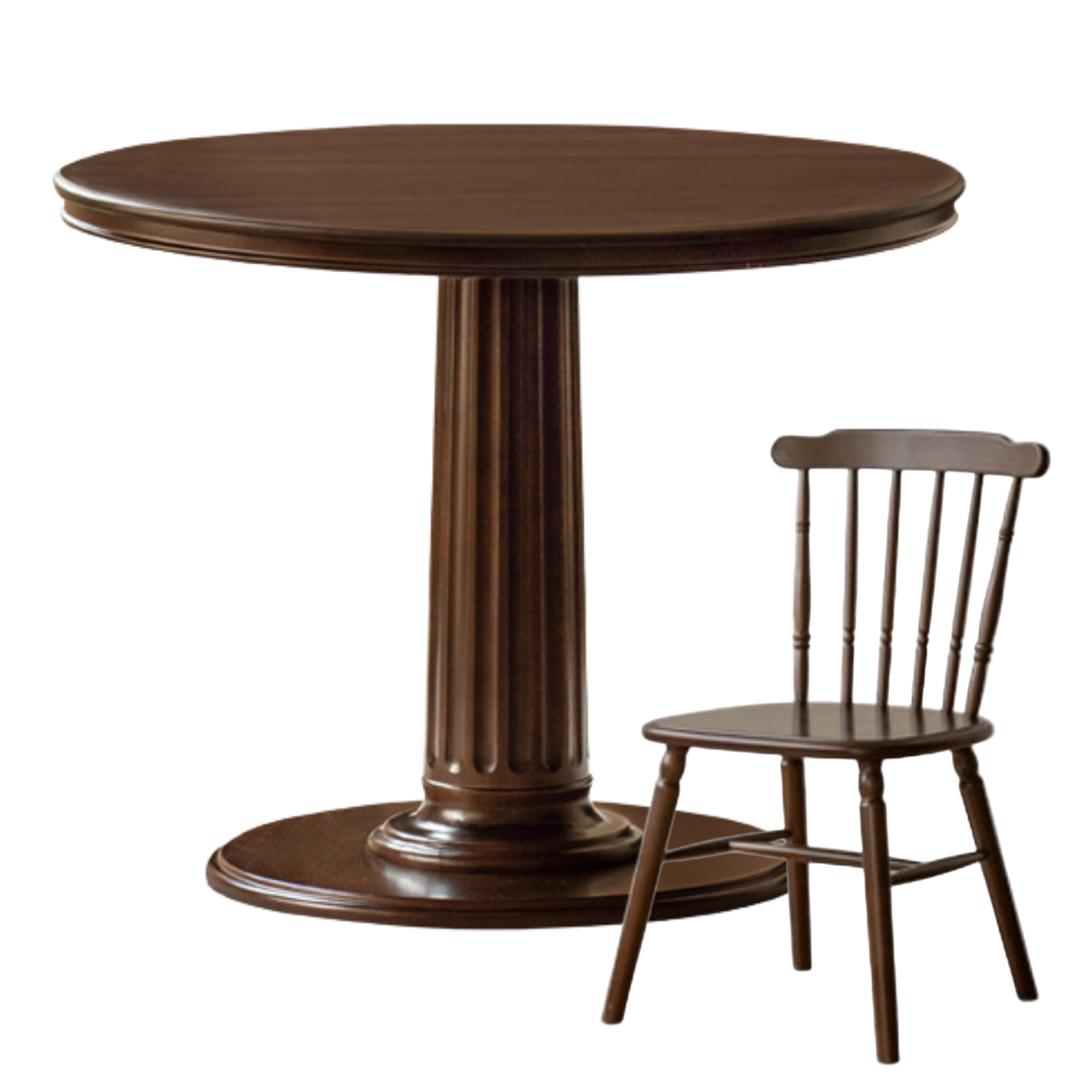 Poplar Solid Wood Dining Table American Retro