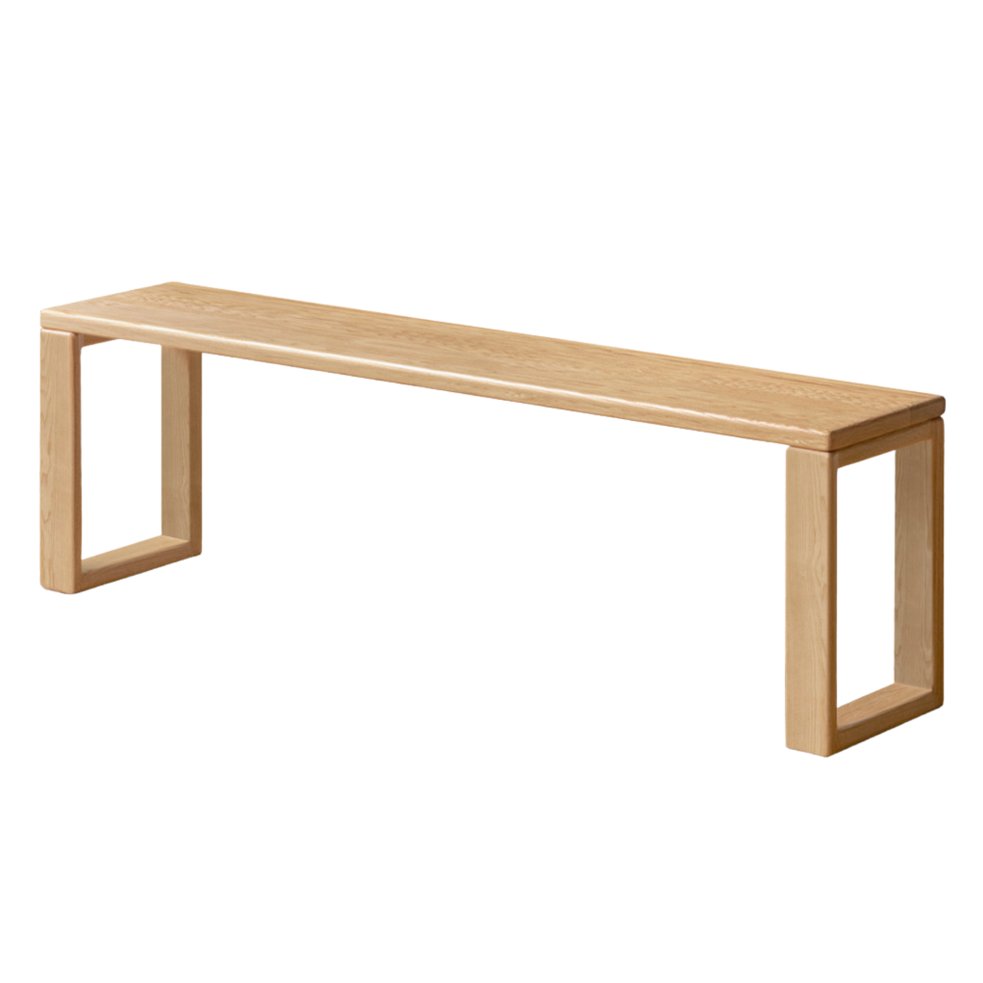 Ash, Oak, Cherry, Beech Solid Wood Long Bed end Bench