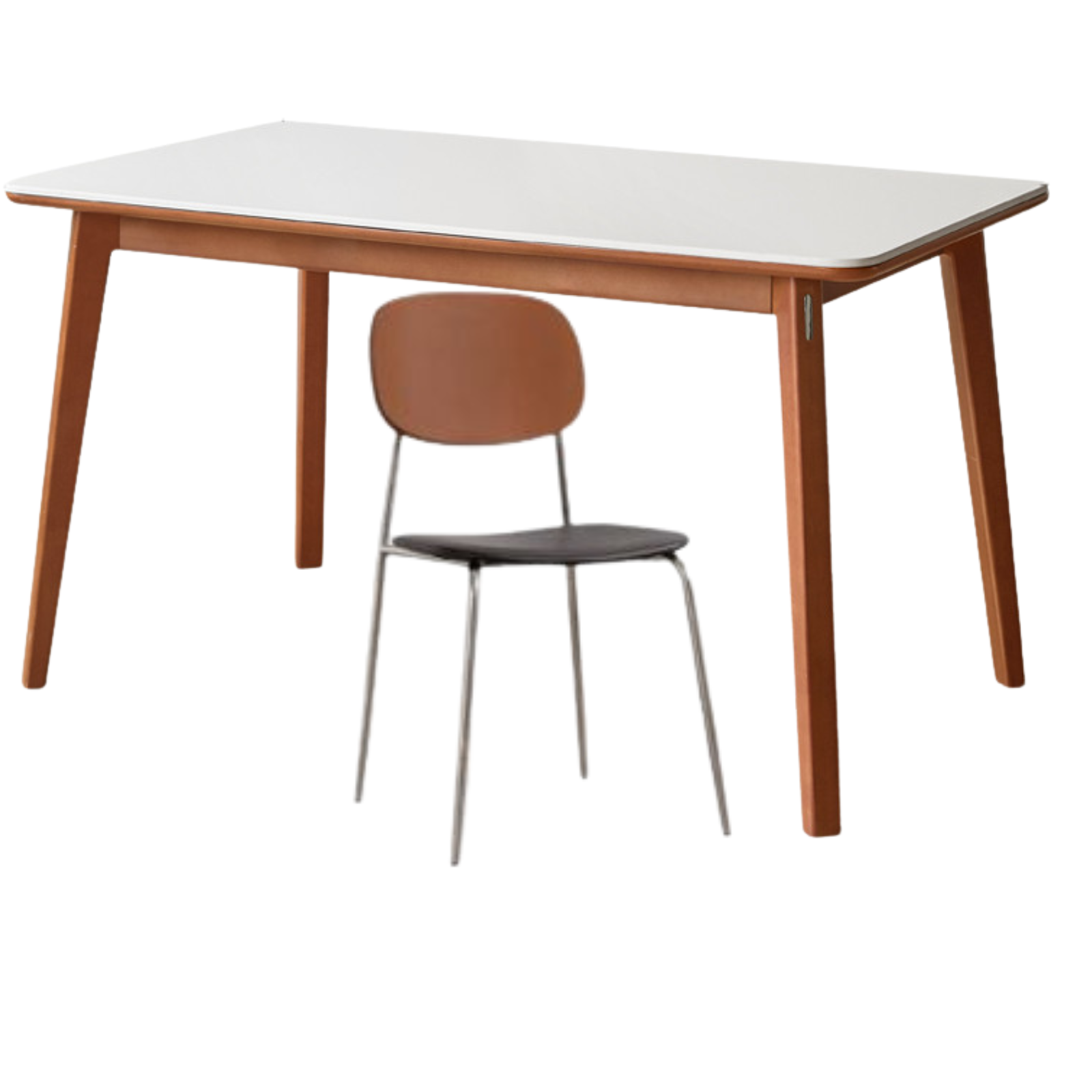 Tulipwood Solid Wood Rock Plate Dining Table