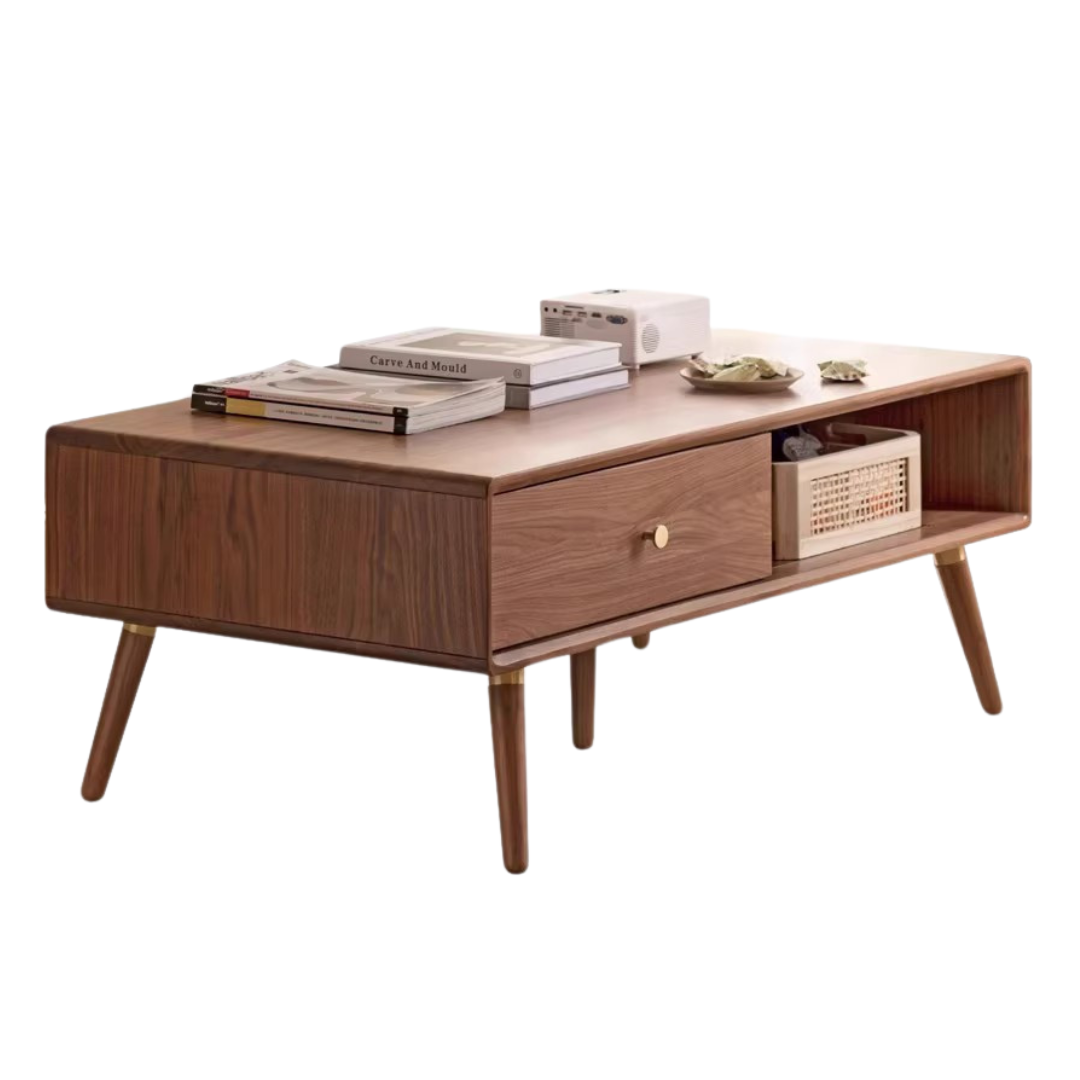 Black Walnut Solid Wood Coffee Table