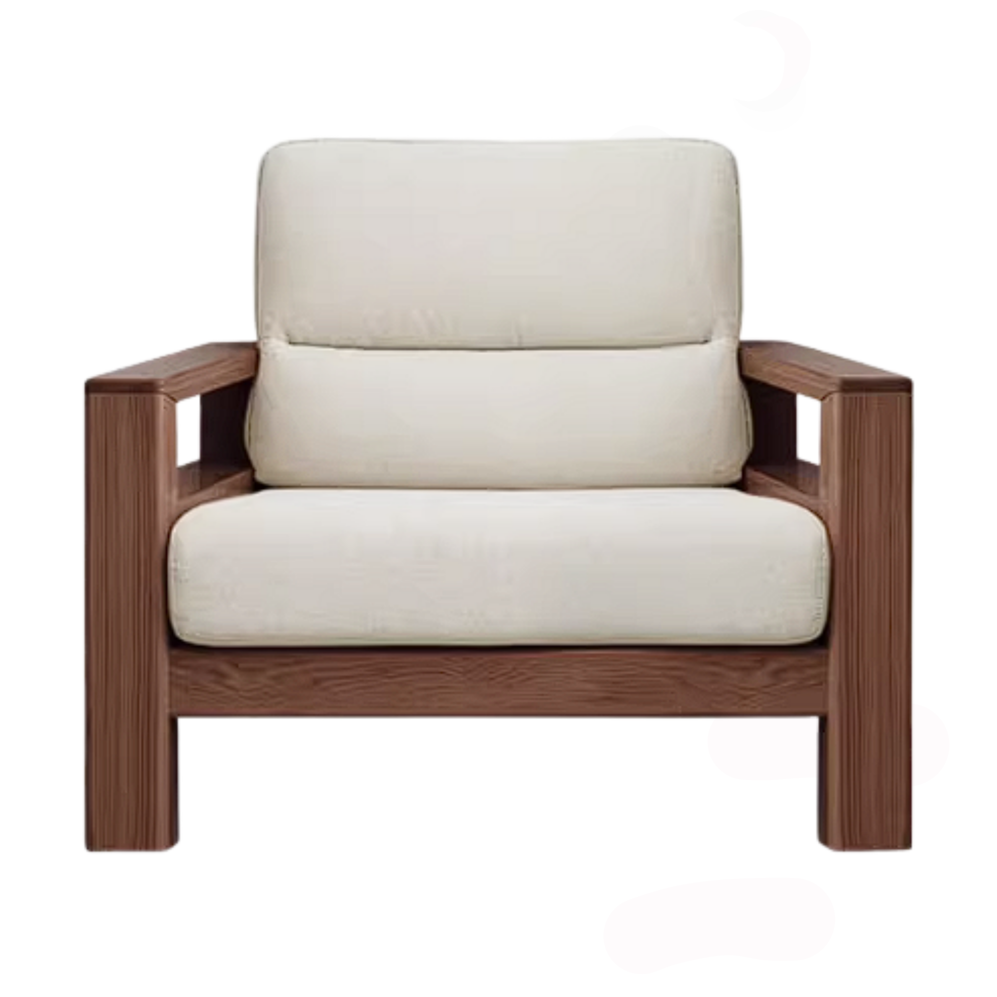 Black Walnut, Ash, Golden Sandalwood Solid Wood Corner Sofa with Fabric Upholstery