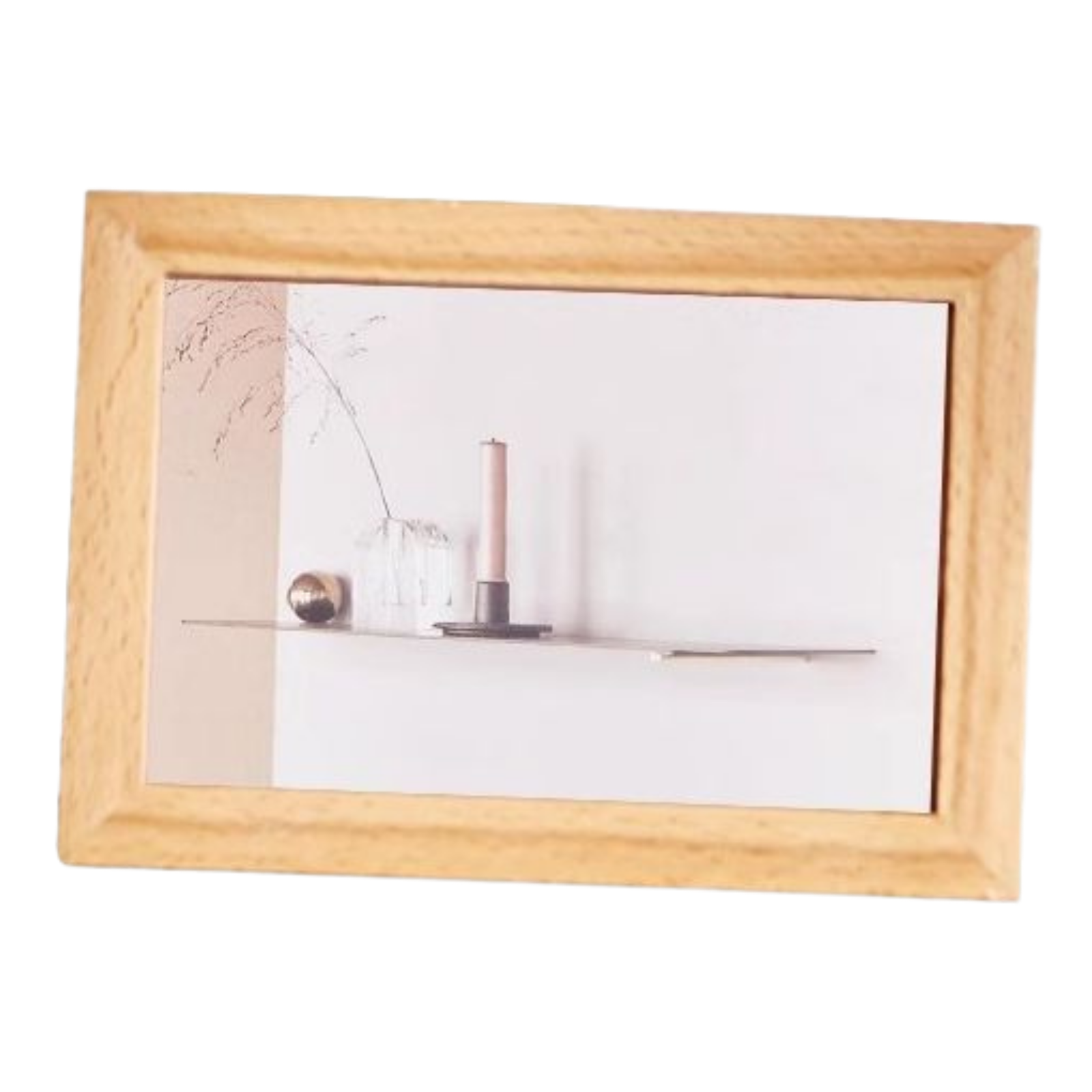 Beech, Black Walnut Solid Wood Nordic Freeze Frame Photo