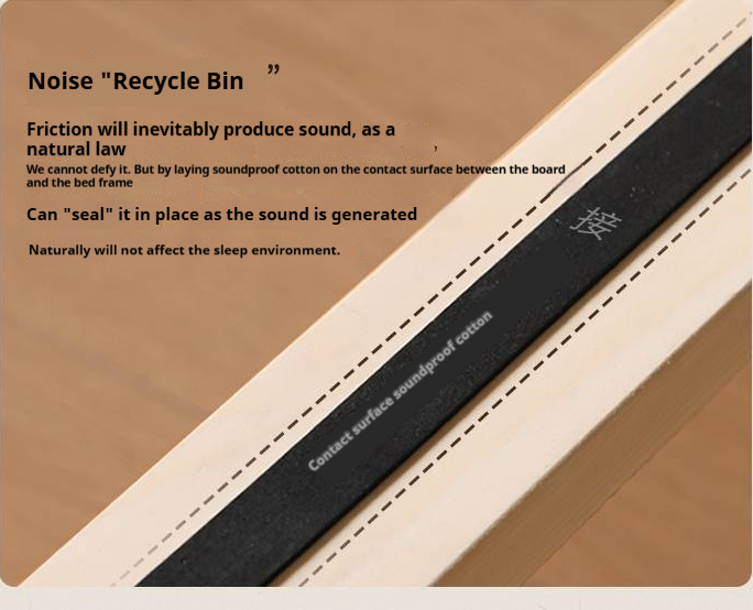 Poplar Solid Wood French Retro Bed