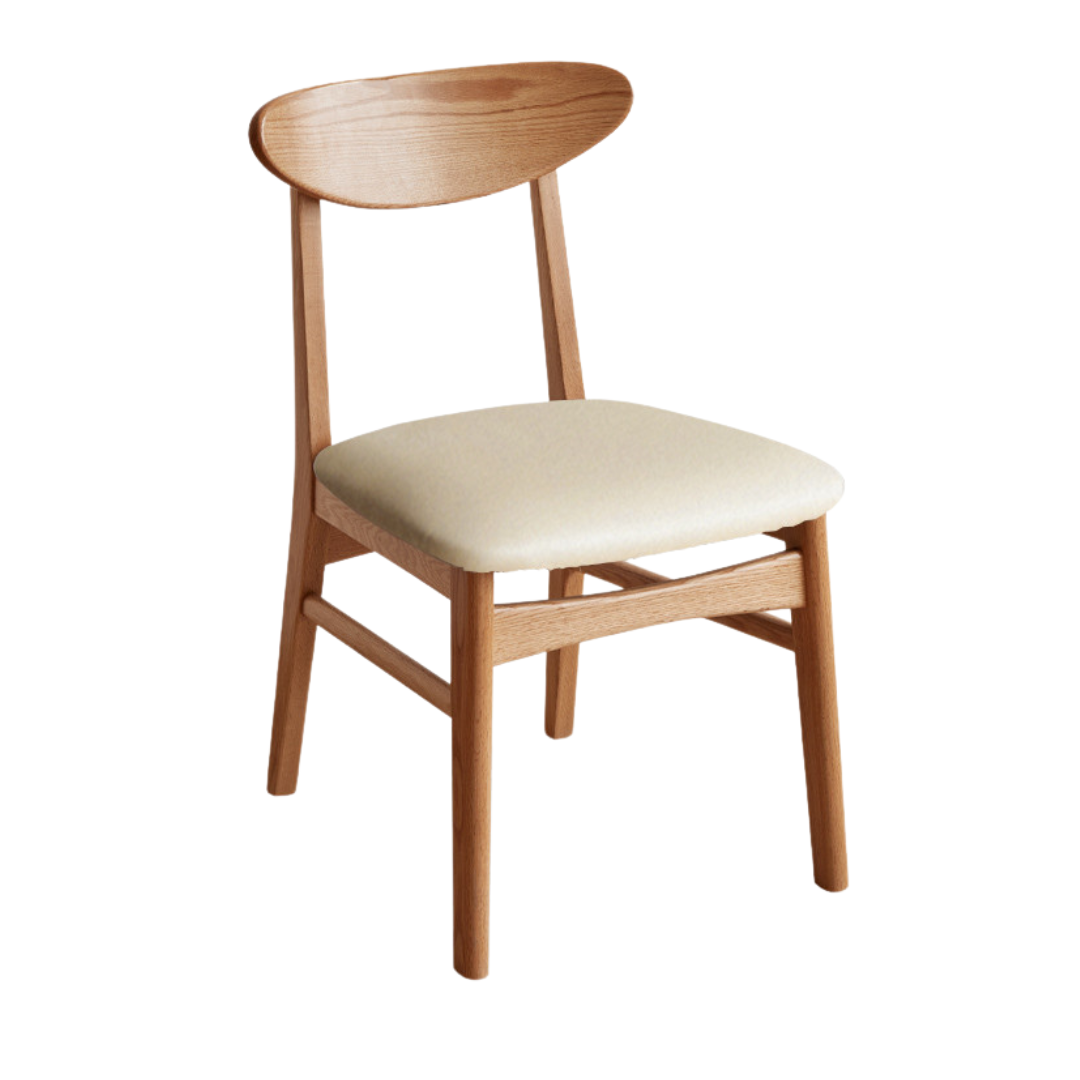 Ash, Oak Solid Wood Dining Chair 4 Pcs Set